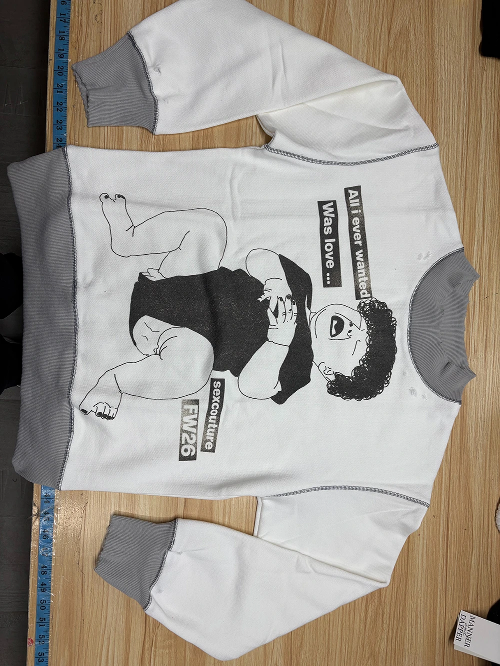 Man Ripped DTG Printing Sweatshirt