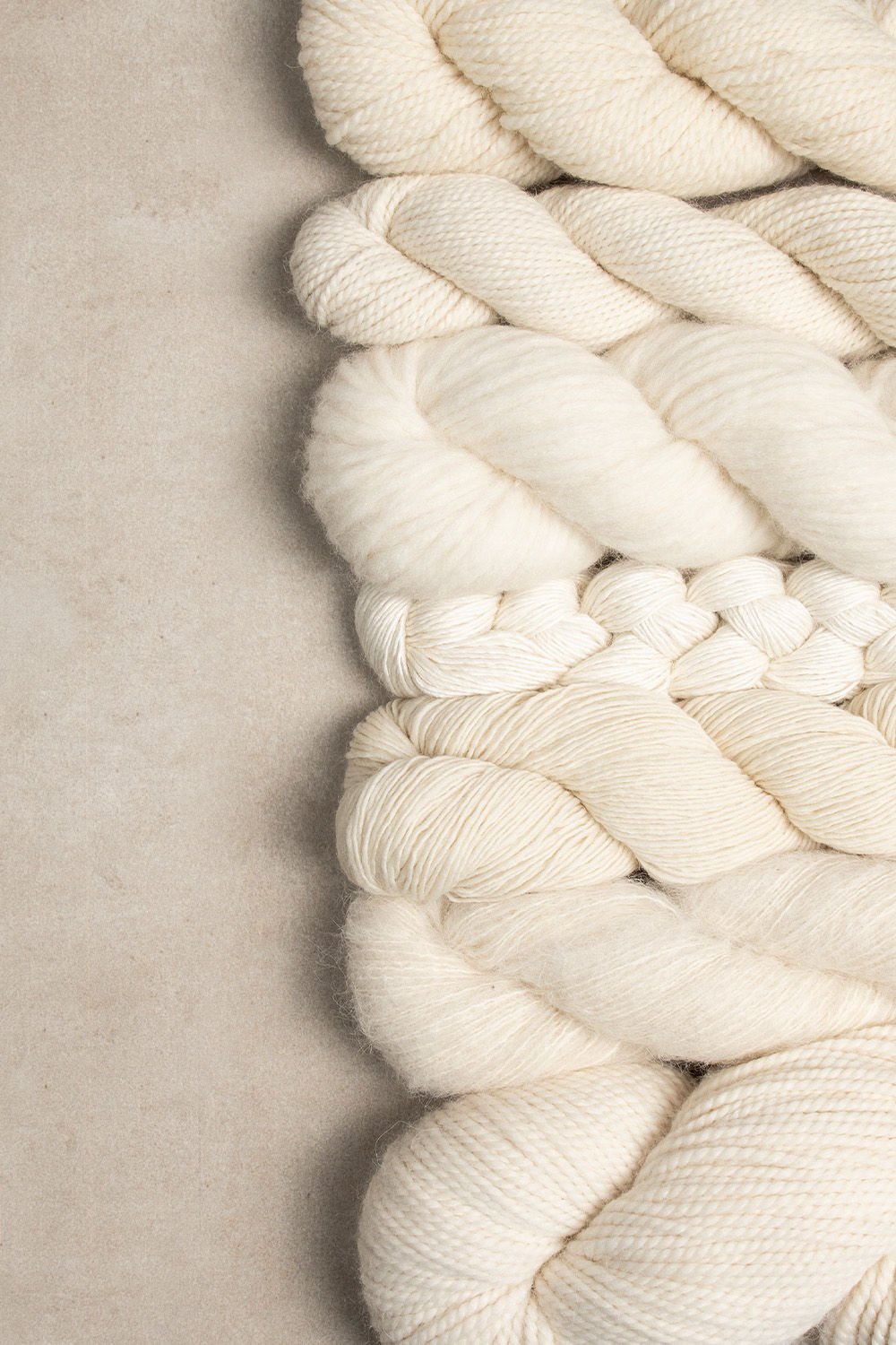 Variety knids of yarns