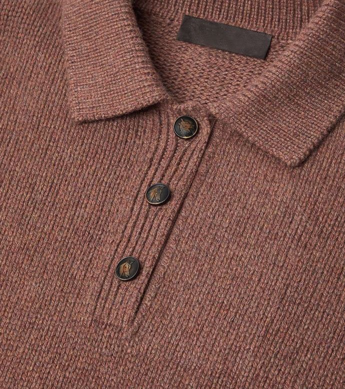 Custom knit polo
