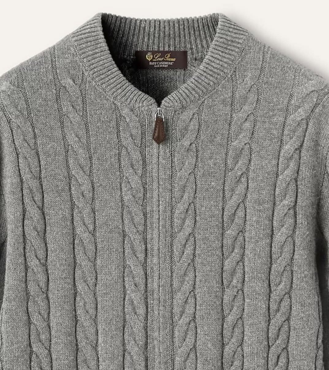 Custom knitted cardigan